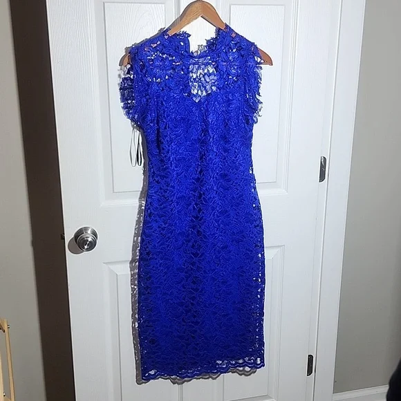 enfocus studio blue dress Enfocus Studio Dress Sleeveless Royal Blue Size 12 NWT